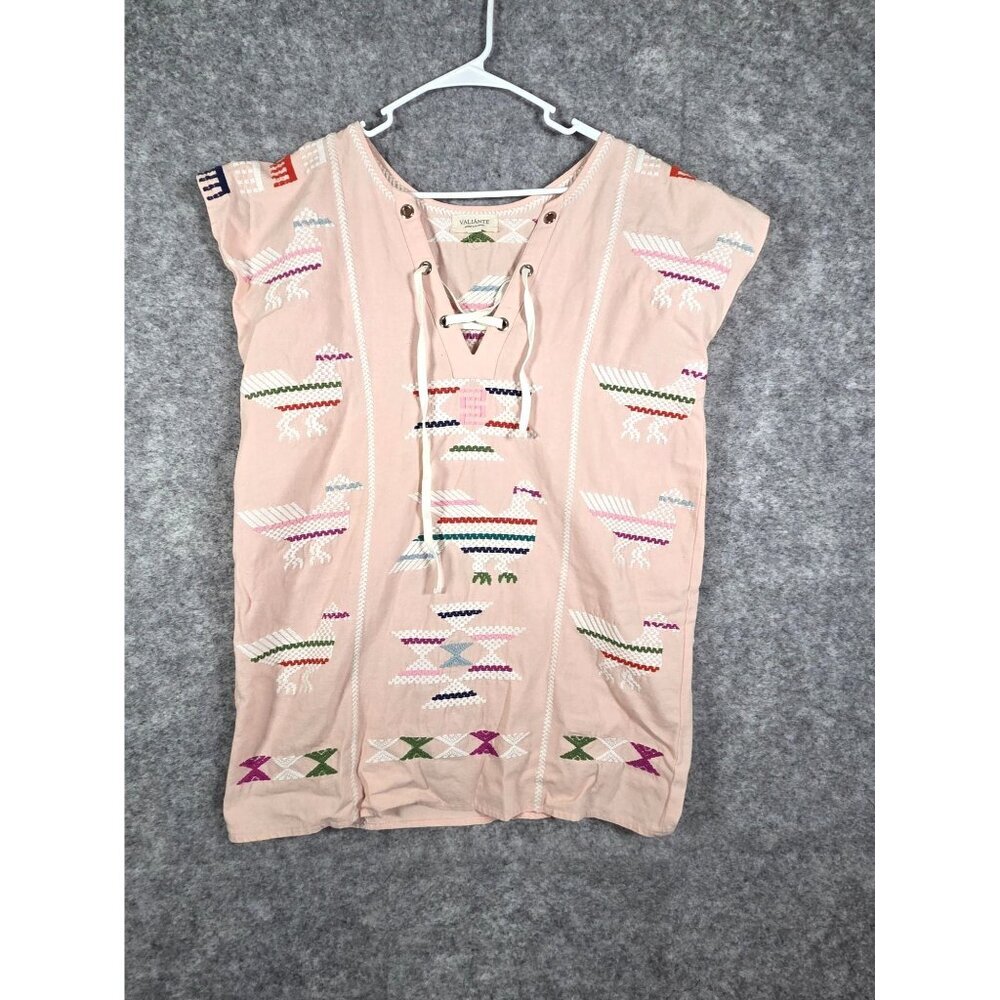 Anthropologie Valiante Anthropologie Women Size 0 Tijuana Panay Embroidered Caft - Picture 2 of 9